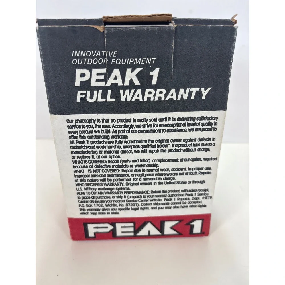 VTG Coleman Peak 1 Multi-Fuel Backpack Stove Model 550A499 Box Bag Kerosene Accs